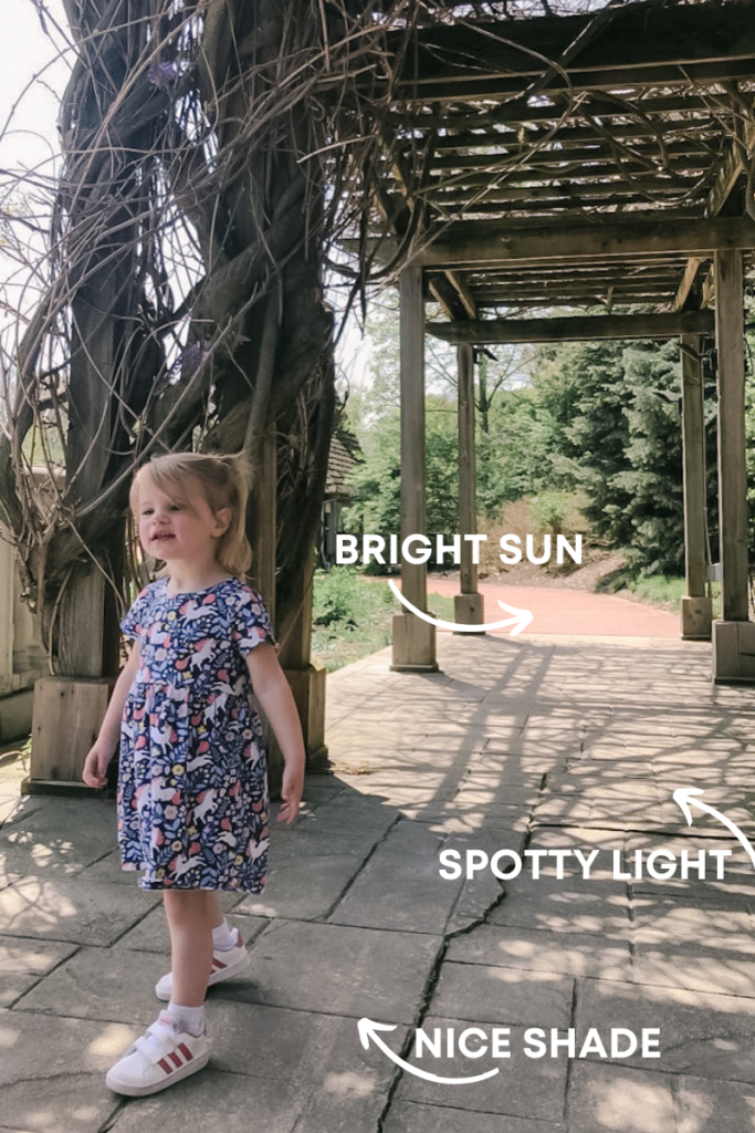 Find the best light to take Better Phone Photos of your Kids 