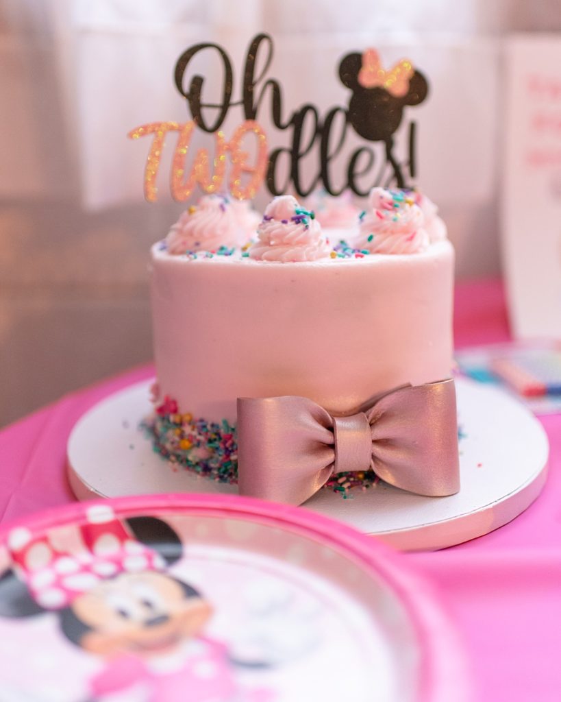 Rosalie's 2nd Birthday Party - Minnie Cake