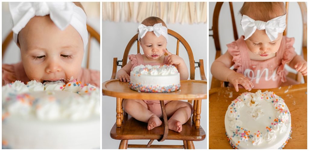 1st Birthday and Cake Smash Portraits Canton Ohio