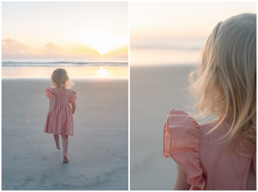 baby girl on the beach