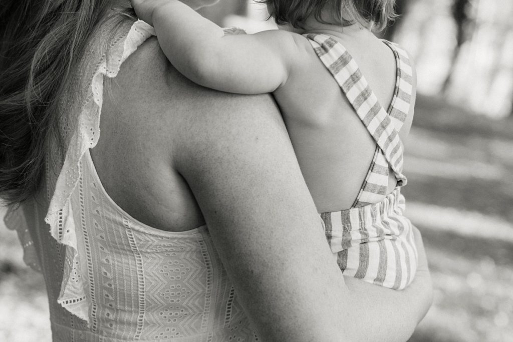 mom and baby photography