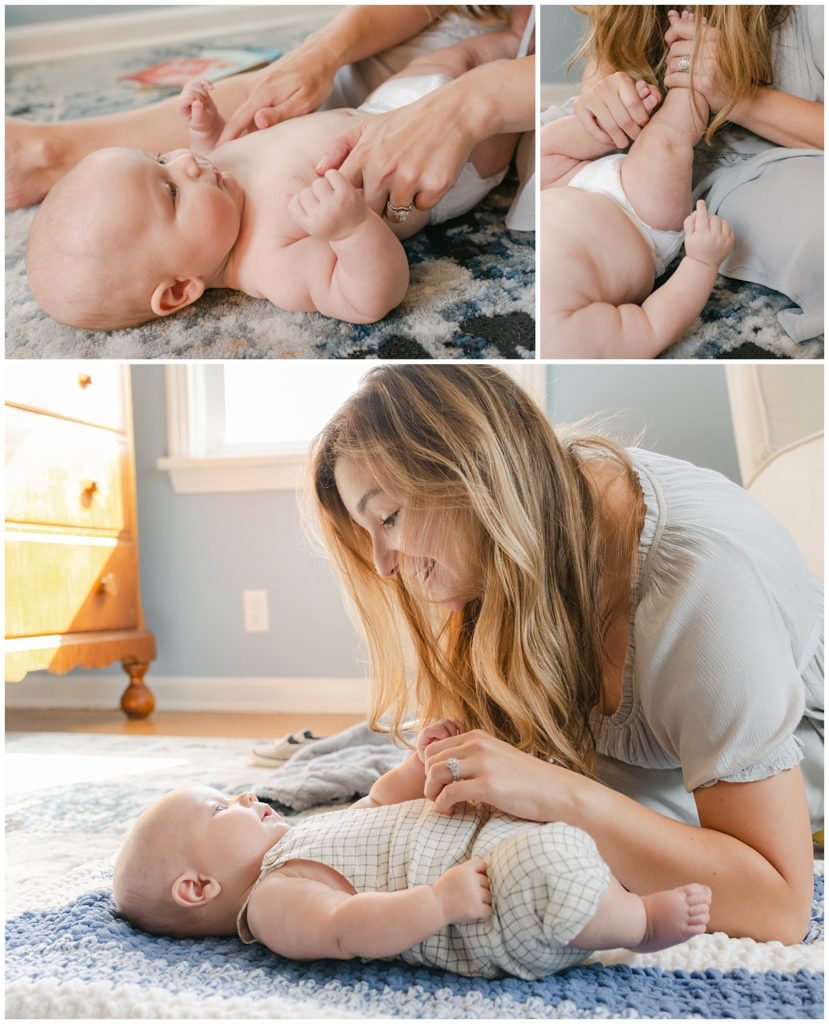 Lifestyle - 3 month baby portraits