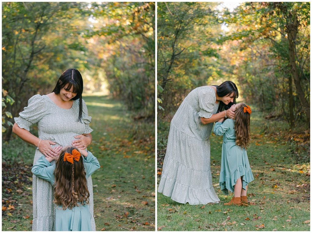 Maternity photo session Green Ohio