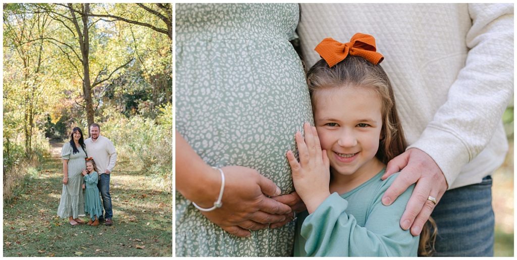 Green Ohio Maternity and family photos