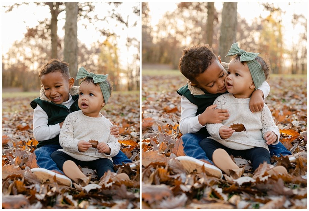 Brother and Sister Fall Photos