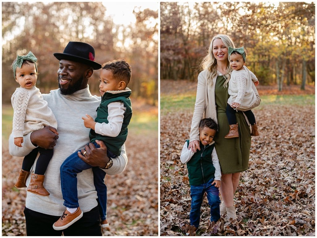 Fall Family Sunrise portraits