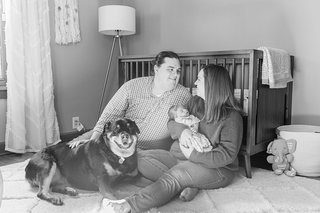Nursery family photo | Canton Ohio Newborn Portraits