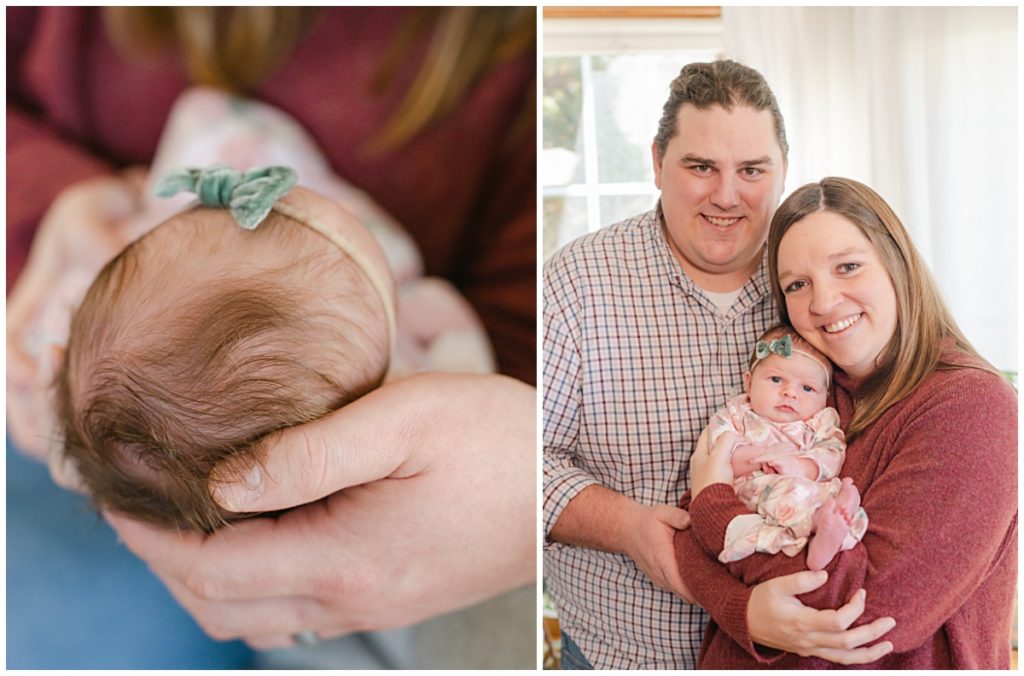 Newborn details and Family portraits | Canton Ohio Newborn Portraits 