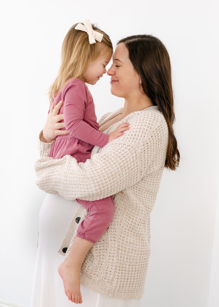 Petite Maternity Portraits in downtown Canton, Ohio