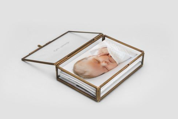 How to Display Your Family Portraits: Glass box