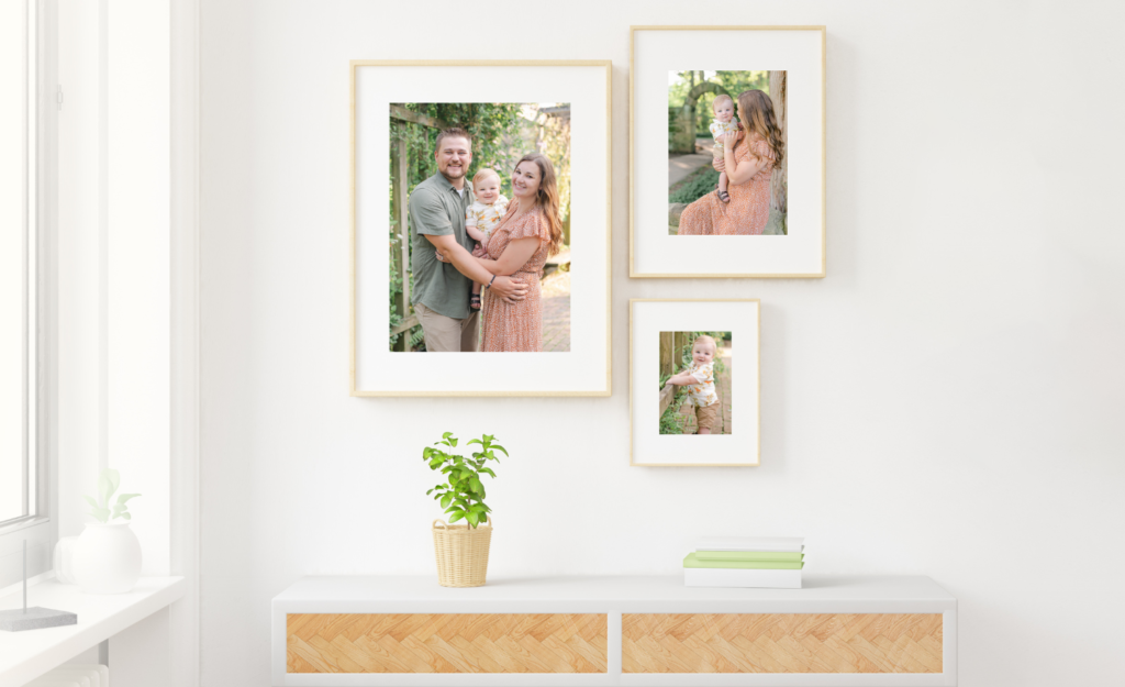 How to Display Your Family Portraits: gallery wall