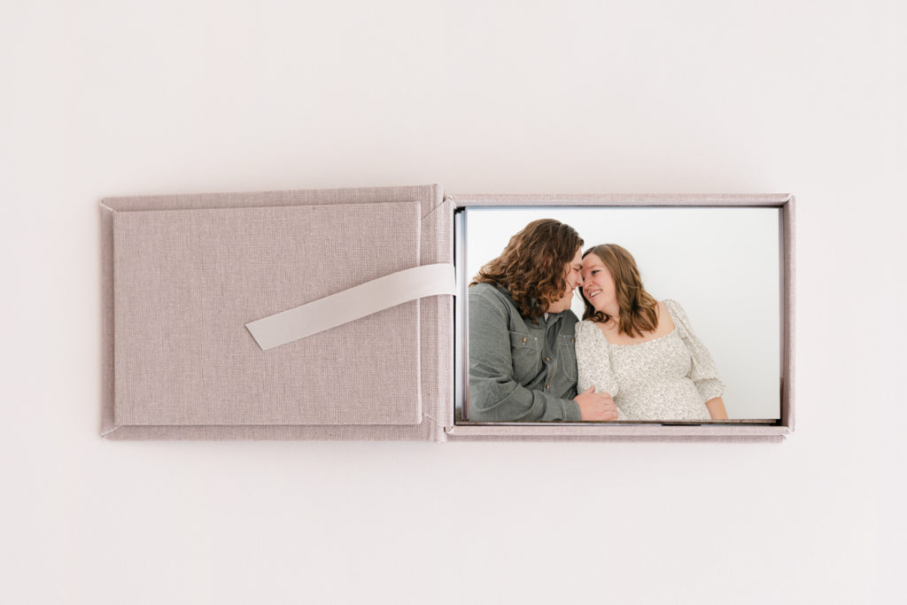 How to Display Your Family Portraits: Linen box