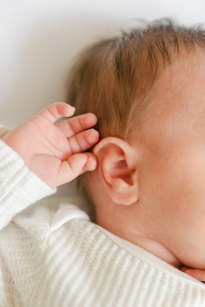 Baby hands, newborn details