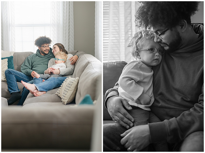 Cozy In-Home Family Lifestyle Session